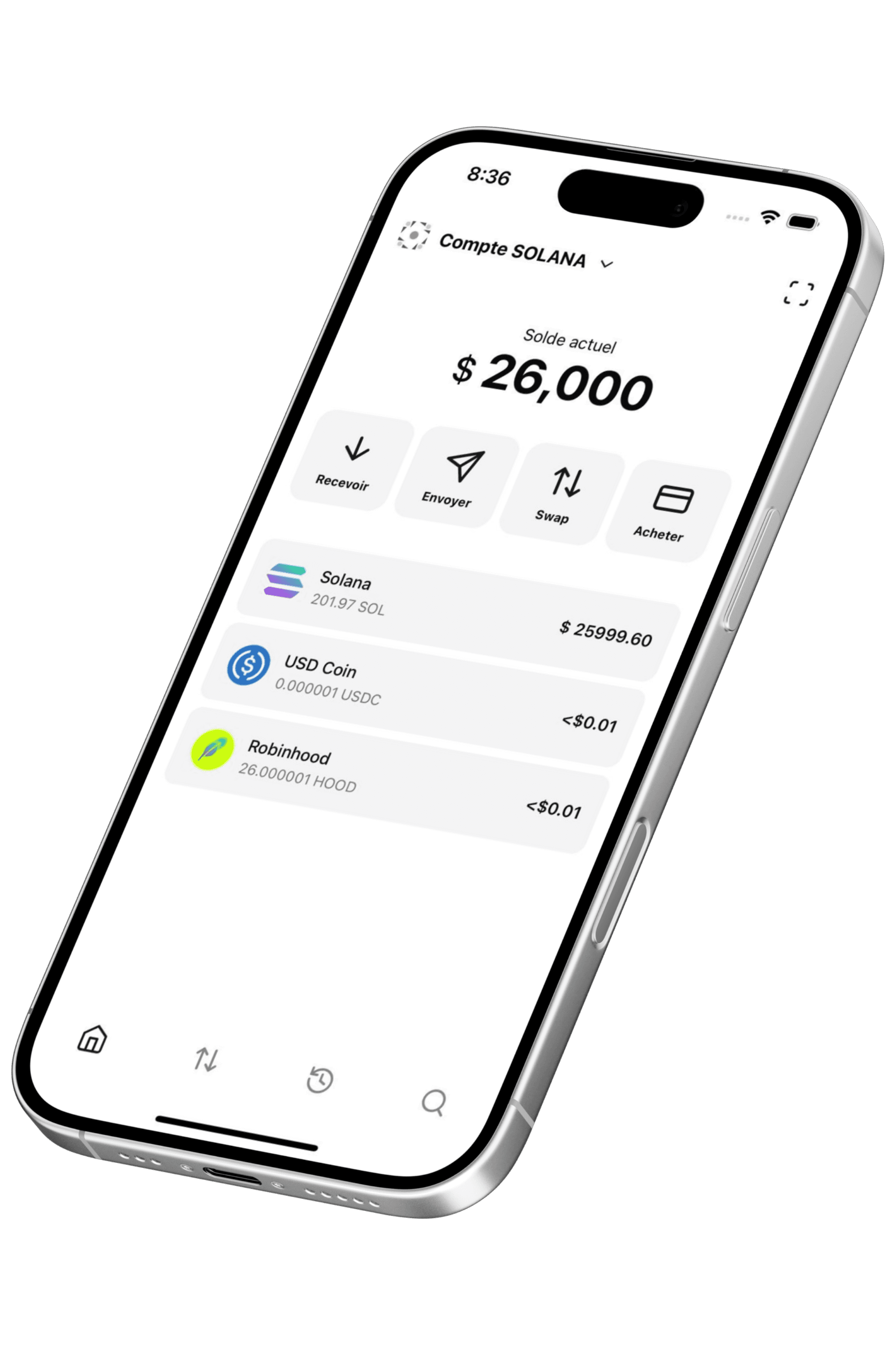 Application mobile Cryptonaria